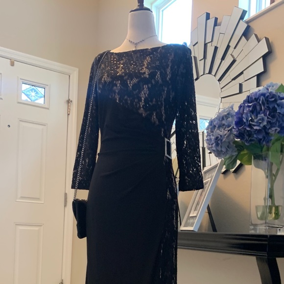 NWOT TAHARI Formal gown sequin maxi dress. Mother of the bride dress. - Picture 12 of 17